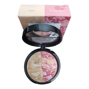 Marbleized 2-n-1 Foundation + Blush Baked Balance-N-‎ Blush-Light Tropical Hues